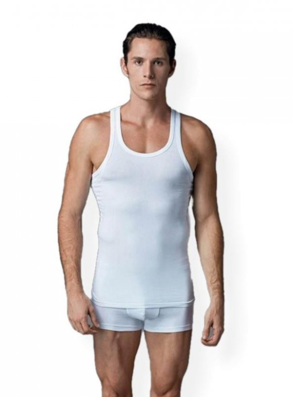 Eros Erkek Compact 2 Li Sporcu Atlet Beyaz