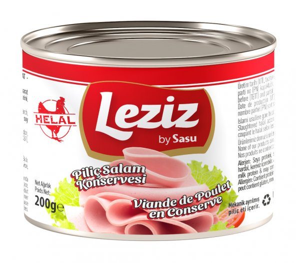 Leziz by Sasu Piliç Salam Konservesi 200G