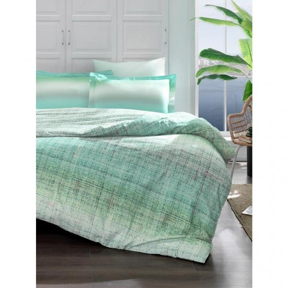 Özdilek Tek Kişilik Ranforce Nevresim Takımı Weave Yeşil - 2