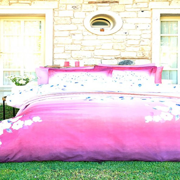 Özdilek Tek Kişilik Ranforce Nevresim Takımı Daffodil Kırmızı - 2