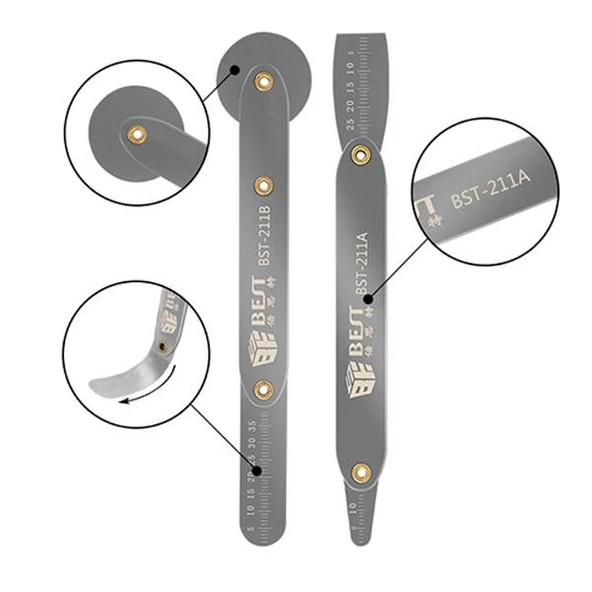 BEST BST-211A 211B 2 PARÇA ÇİFT TARAF TELEFON SÖKME METAL APARATI - 8