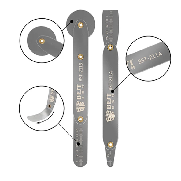 BEST BST-211A 211B 2 PARÇA ÇİFT TARAF TELEFON SÖKME METAL APARATI - 7