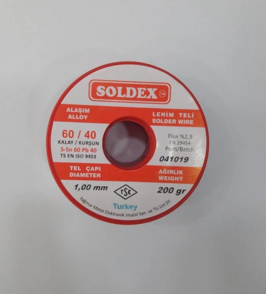 SOLDEX 1.00 MM 200 GR.LEHİM ATMA TELİ ürün görseli