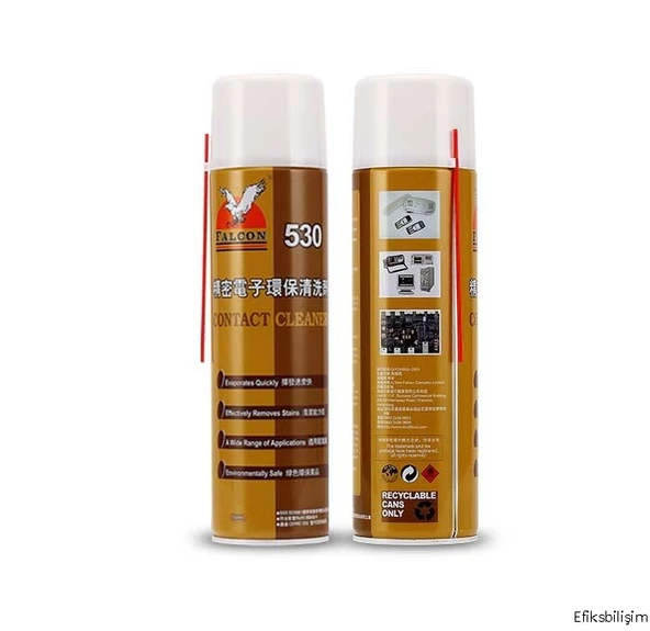 FALCON 530 550 ML. YAĞSIZ TEMİZLEYİCİ KONTAKT SPREY