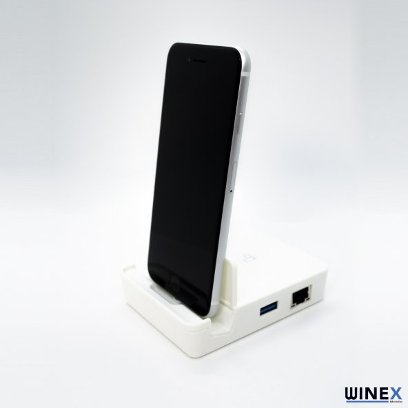 Winex 7in1 Lightning Docking Station Dönüştürücü Adaptör - 4