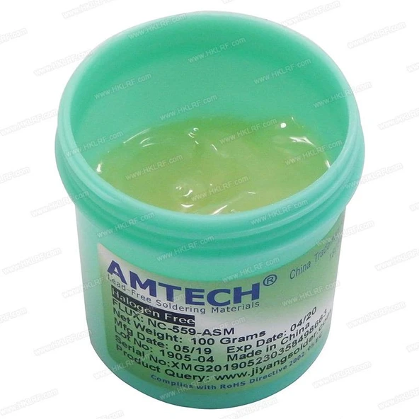 AMTECH FLUX NC-559-ASM HALOGEN FREE 100 GR A KALİTE - Resim 2