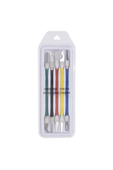 5 PARÇA CPU SÖKMEK KALDIRMAK İÇİN SPATULA BIÇAK SETİ SW-103 - 2