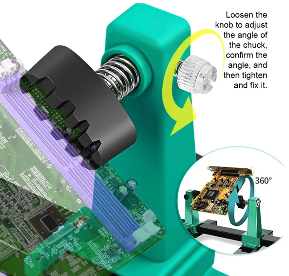 DEVRE KARTI BORD PCB TUTUCU 300 X 165 X 125MM - Resim 5