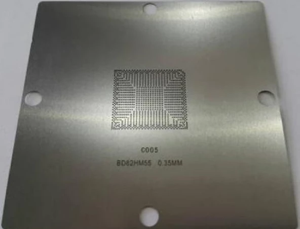 90X90 BD82HM55 BD82HM57 BD82PM55 BD82QM57 KALIP STENCİL 0.35 MM - Resim 2