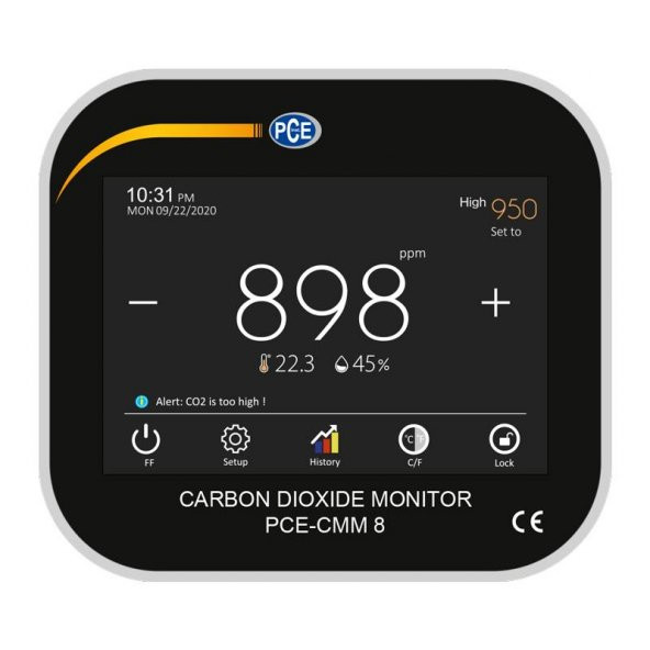 PCE-CMM 8 CO2 Karbondioksit / Sıcaklık / Nem Ölçer - 2