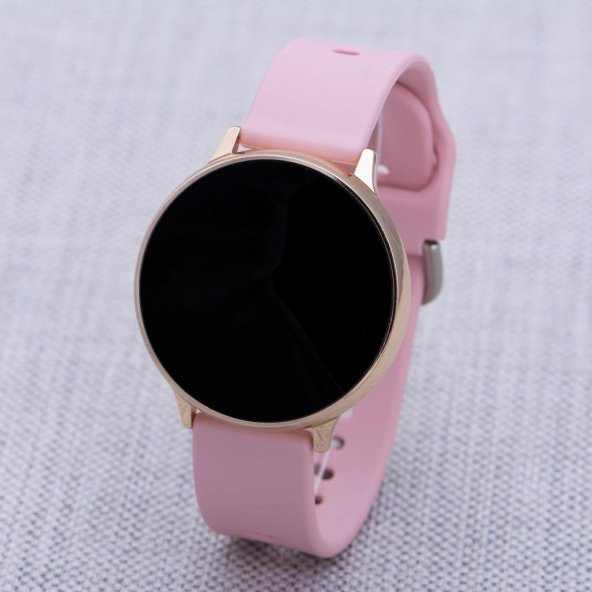 SaaTTino Pudra Silikon Kordonlu Dokunmatik Led Ekran Çocuk Dijital Saat ST-303943 - Resim 2