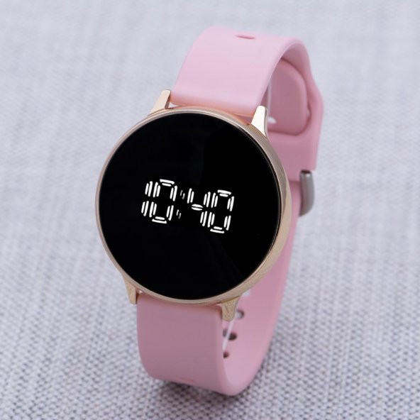 SaaTTino Pudra Silikon Kordonlu Dokunmatik Led Ekran Çocuk Dijital Saat ST-303943 - Resim 5