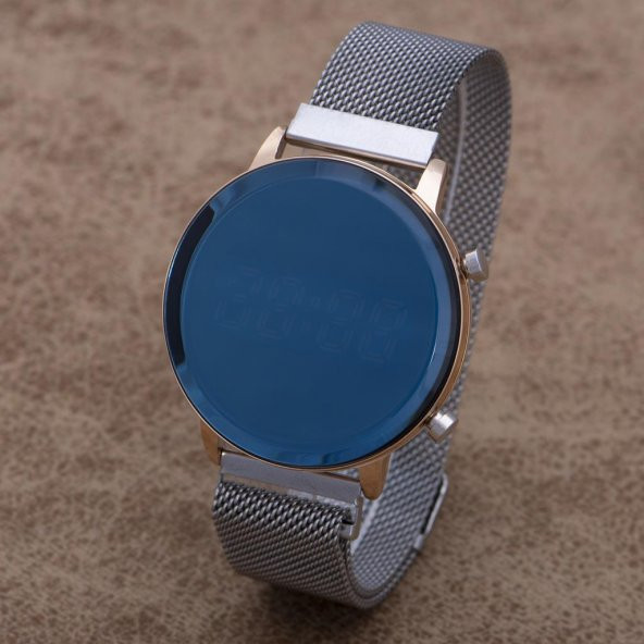 Unisex  Dijital Led Watch Mıknatıs Kordon Ayna Kadran Kol Saati ST-303940 - 2