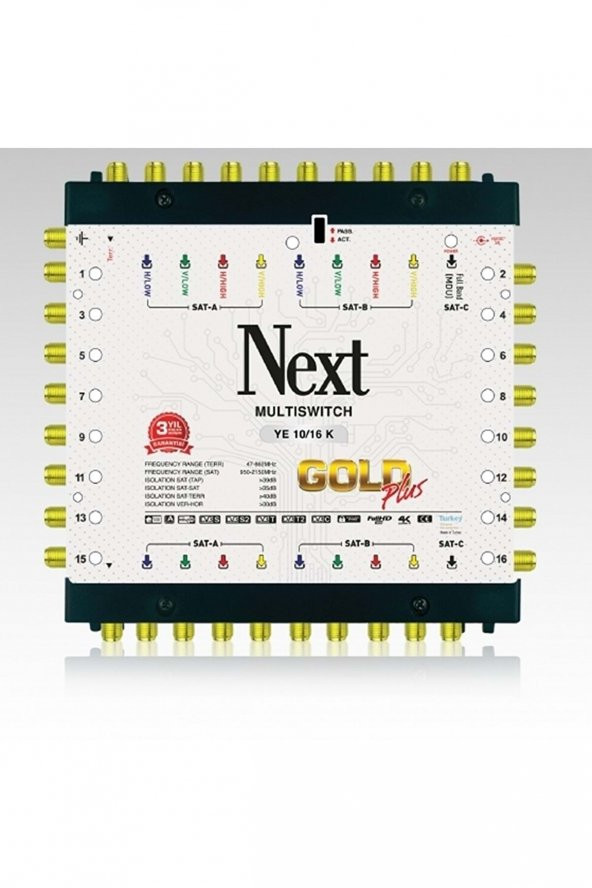 Next Ds.multıswıtch 10 16 Gold Santral  Sonlu