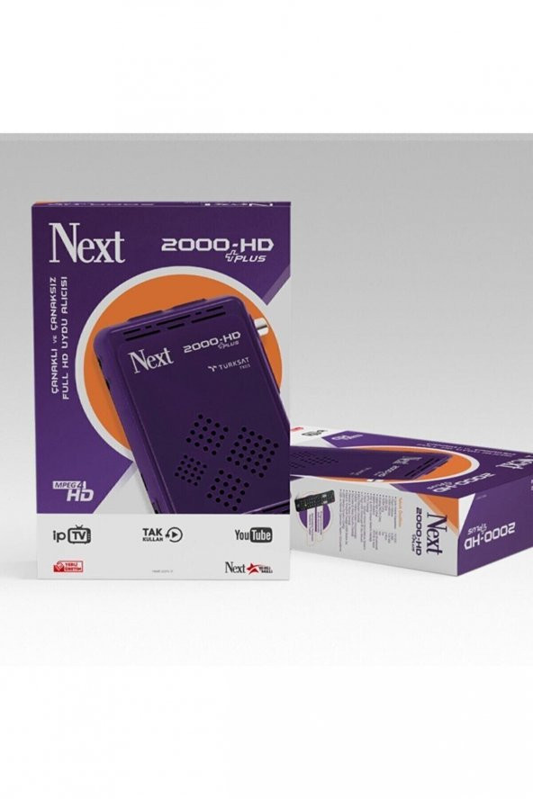 Next 2000 HD + Plus Çanaklı Çanaksız HD Uydu Alıcısı - 2