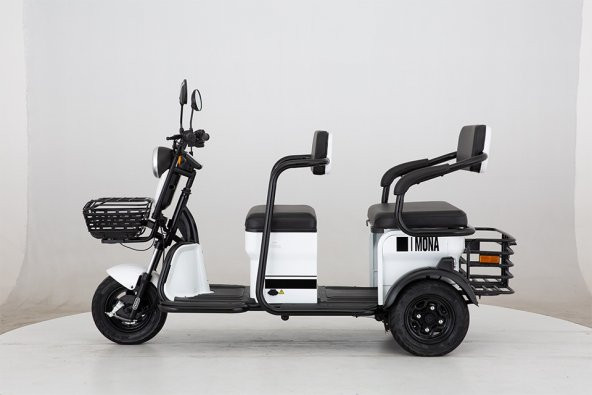 E-mon Mondial Mona Elektrikli Motosiklet Beyaz - 2