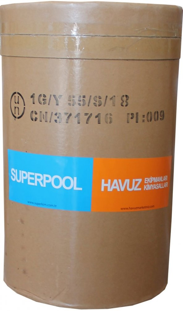 SPP Superpool Toz Klor 90GR 50 KG Havuz Kimyasalı