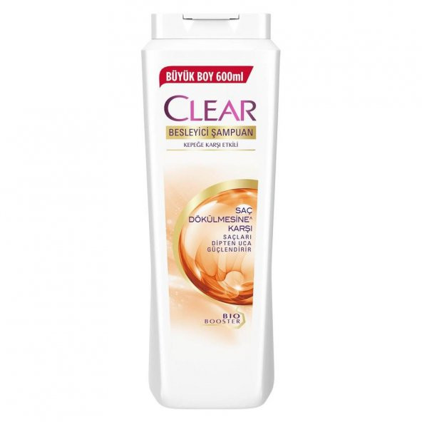 Clear Kadın Şampuan 600ML x 4 Adet Saç Dökülmesi