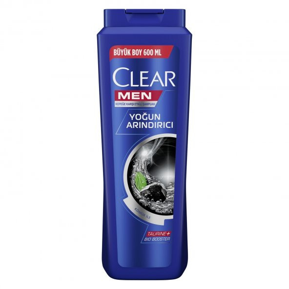 Clear Men Şampuan 485ML x 4 Adet Kömür-Yoğun Arındırıcı