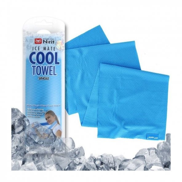 N-Rit Ice Mate Cool Towel Havlu Mavi NSC325S-BLU