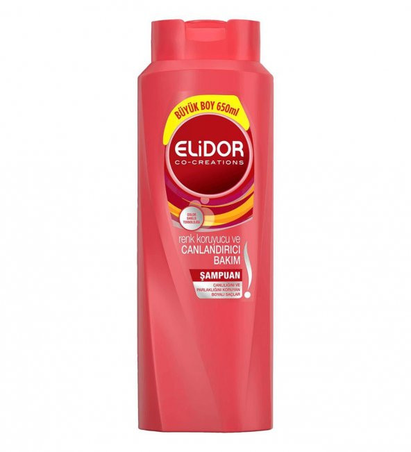 Elidor Şampuan Renk Koruyucu 650ML x 4 Adet