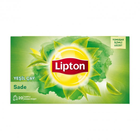 Lipton Bitki Çayı Bardak Yeşil Çay 20 Li  x  12 Adet