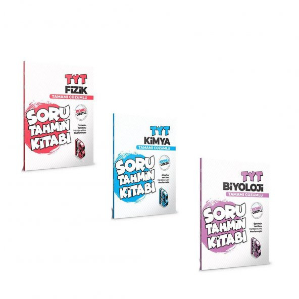 Benim Hocam TYT Fizik Kimya ve Biyoloji Konu Özetli Soru Tahmin Seti 3 Kitap