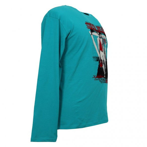 ERKEK BÜYÜK BEDEN BATTAL BOY KADİFE FLOD BASKILI LİKRALI SWEET - 8