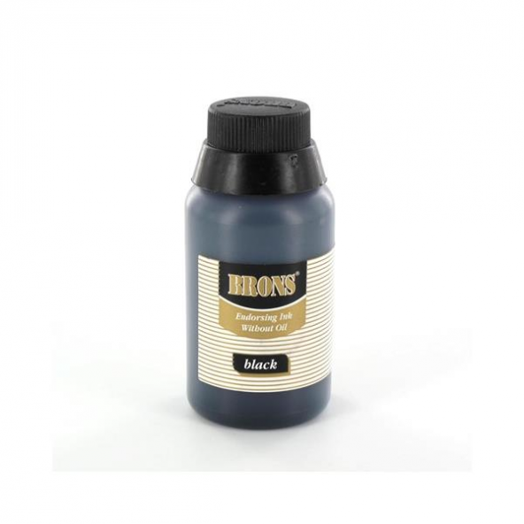 Brons Istampa Mürekkebi Yağlı 30 CC Siyah BR-314 - 2