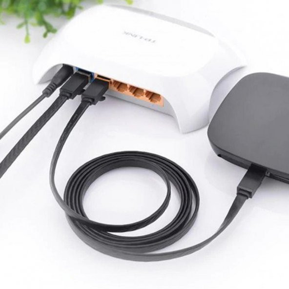 Ugreen CAT 6 Flat Ethernet Kablosu 5 Metre - Resim 3