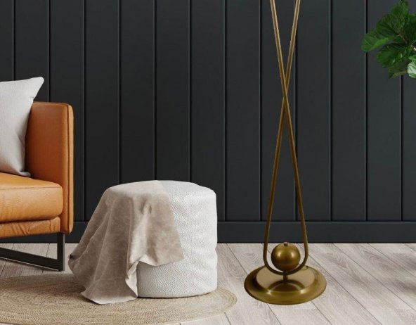 Renkli Duvarlar Yapışkanlı Siyah Lambiri Desen Estetik Model Duvar Kağıdı Paneli - 2