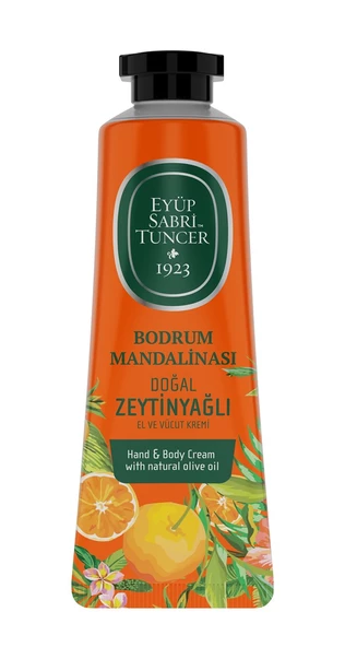 Eyüp Sabri Tuncer Bodrum Mandalinası Doğal Zeytinyağlı El ve Vücut Kremi 50 ml