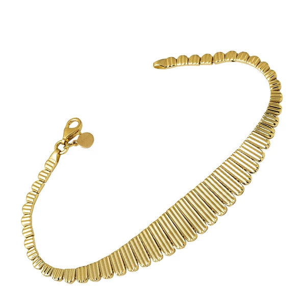 Kleopatra Taşsız Altın Bileklik - Resim 3