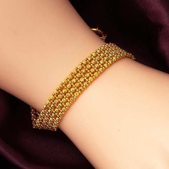 Top Top Altınlı 14 Ayar Bileklik - 2