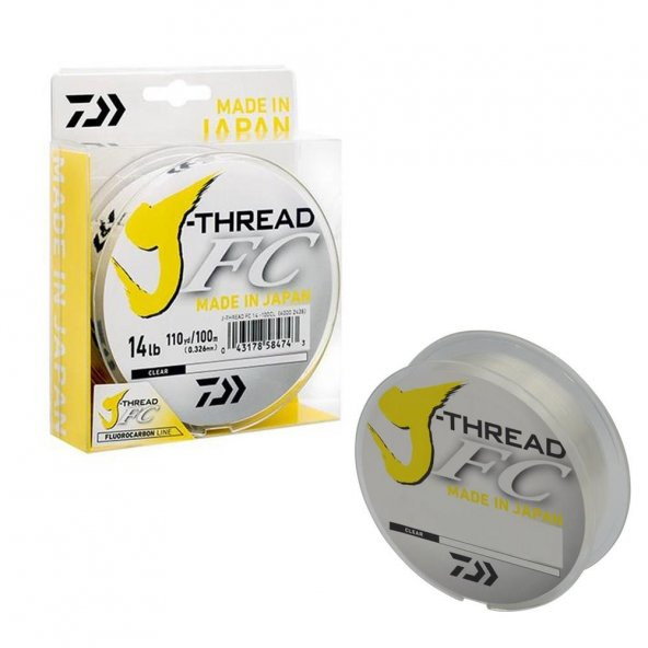 Daiwa J Thread Fc Leader 0,298mm 12lb 100m