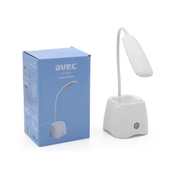Emba Avec Masa Lambası Kablolu Telefon Tutuculu Dokunmatik Düğme Av-9051A - 4