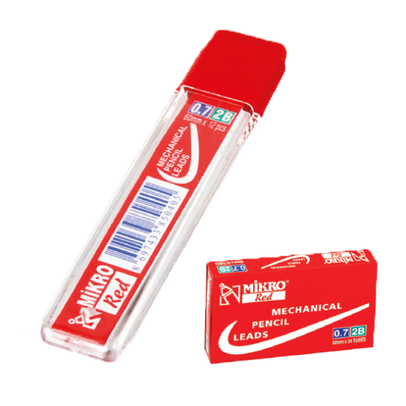 Mikro Min 2B 60 MM 0.7 MM Kırmızı24 LÜ