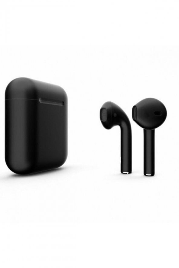 Tws Siyah I12 Iphone Android Universal Hd Ses Kalitesi Bluetooth Kulaklık SİYAH
