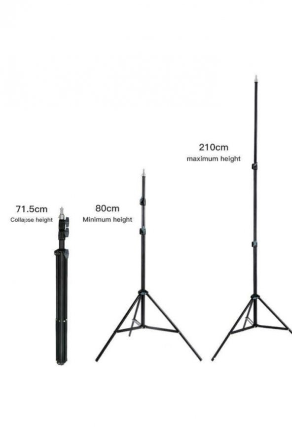 21" Ring Light Youtuber Video Çekim Işığı Makyaj Güzellik 6500K 65W Kuaför Kit Kumandalı Işık Kaynağı - 9