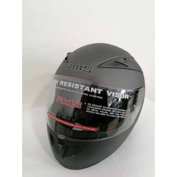 RMS KAPALI KASK 1987 MAT GRİ - 6