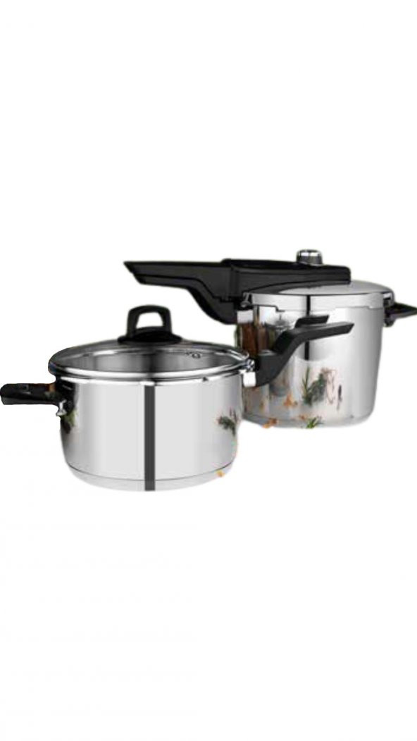 Aryıldız Easy Quick Kanka Düdüklü Tencere Set 6+4 Litre - 2