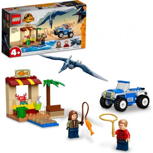 LEGO LEGO® Jurassic World Pteranodon Takibi 76943 - 4 Yaş ve Üzeri Çocuklar Için Dinozor Oyuncağı Yapım Seti (94 Parça)