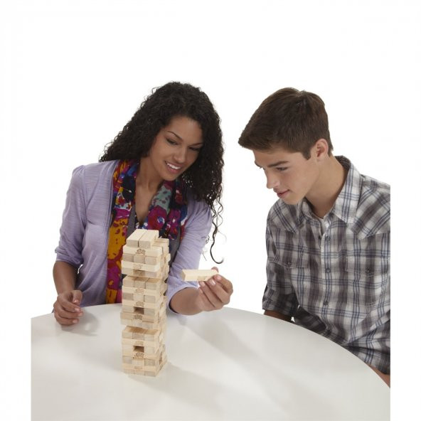 Hasbro Jenga Klasik Jenga Classic ORJİNAL Hasbro Jenga - 4