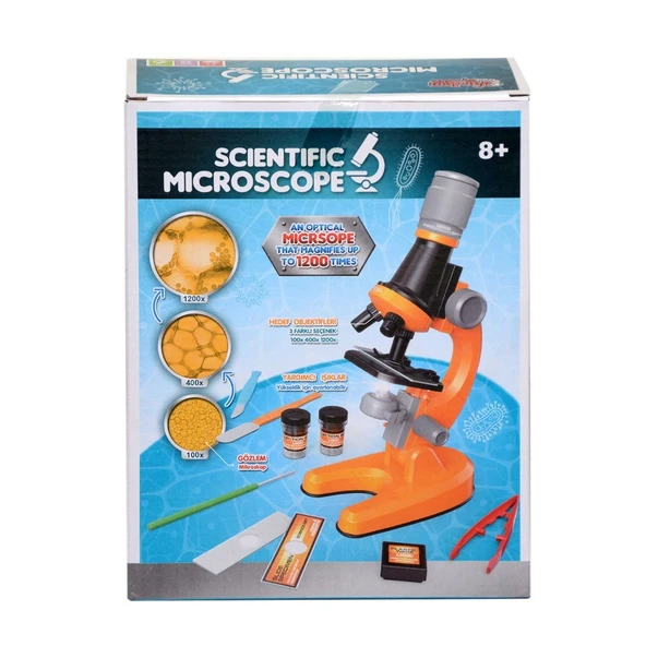 KM-1012A-1 1013A-1 Işıklı Objektif Bilim Mikroskopu - 5