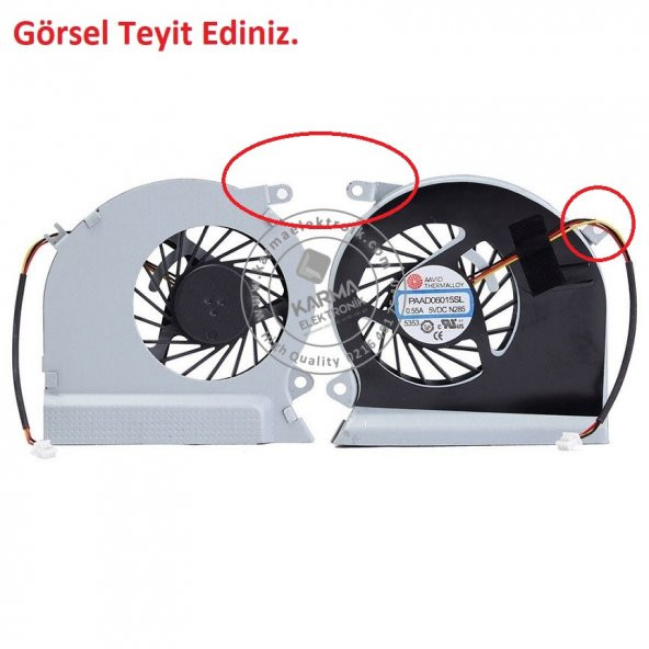 MSI GE70 Serisi Notebook Fan - 3