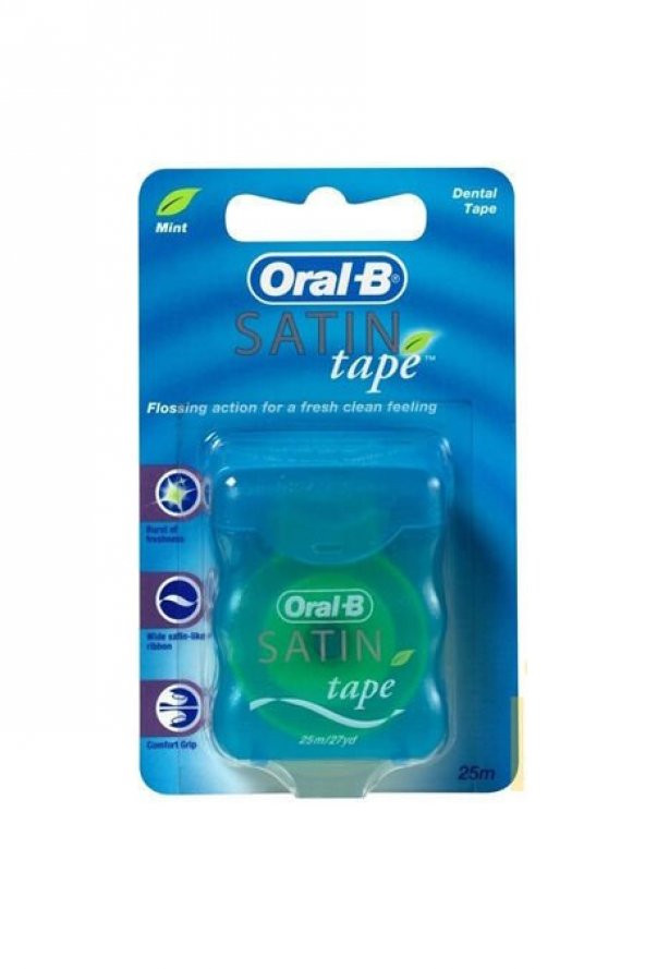 Satin Tape Ferahlık ve Temizlik Hissi Veren Diş İpi 25m