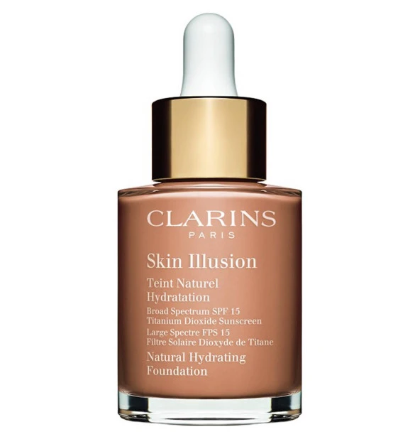 Clarins Skin Illusion Natural Serum  Foundation 112 Amber