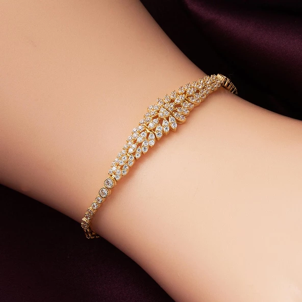 Sarmaşık Altın Düğün Takı Seti - Resim 6