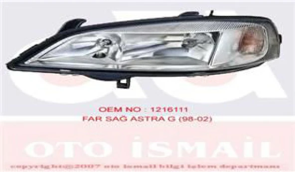 HELLA FAR SAG OPEL  ASTRA G (98=09)