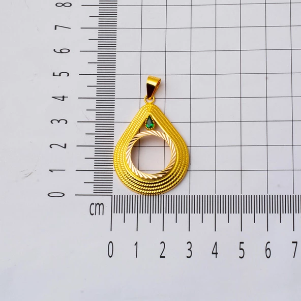 Damla 14 Ayar Çeyrek Altın Çerçevesi - Resim 3